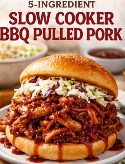 5 ingredient slow pulled pork