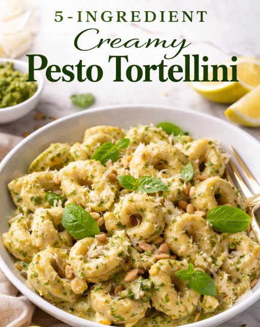 Creamy Pesto Tortellini