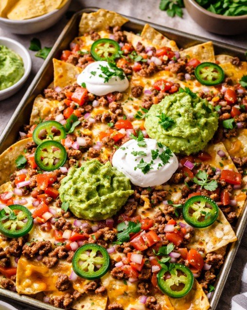 Quick Pan Beef Nachos