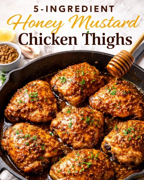 Honey Mustard Chicken Thighs