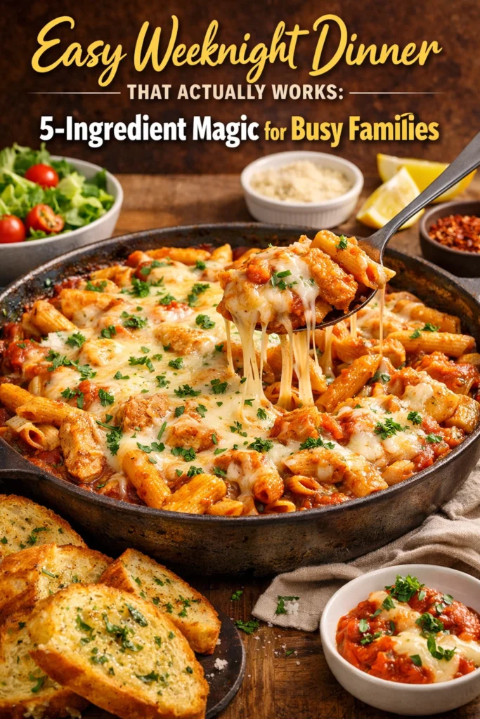 Easy Weeknight Dinner That Actually Works: 5-Ingredient Magic for Busy Families j9upxnlyt9f