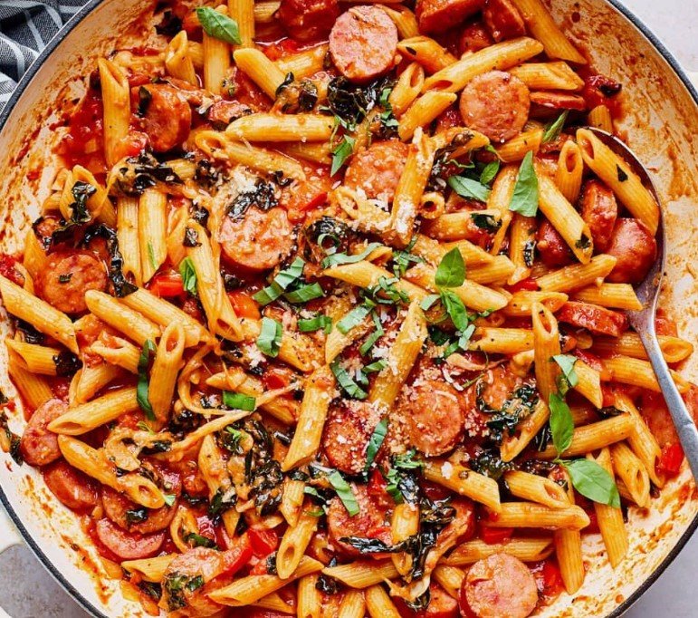 One Pot Sausage Pasta