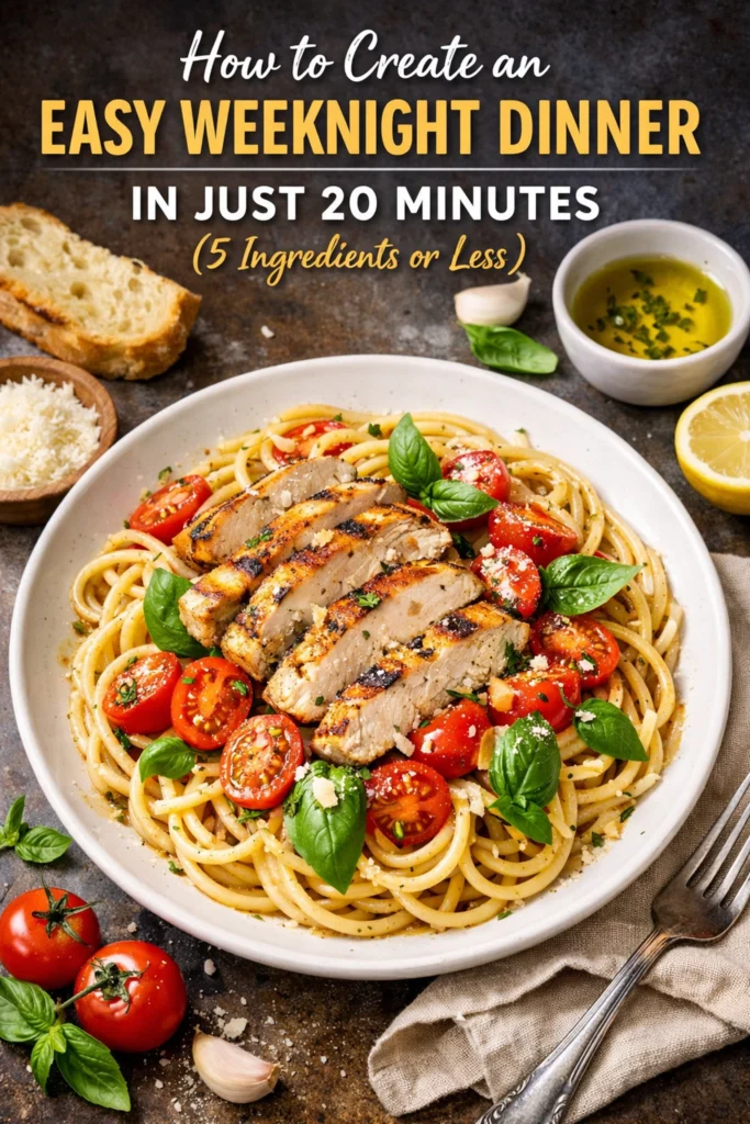 How to Create an Easy Weeknight Dinner in Just 20 Minutes (5 Ingredients or Less) c3qvpmrmiht