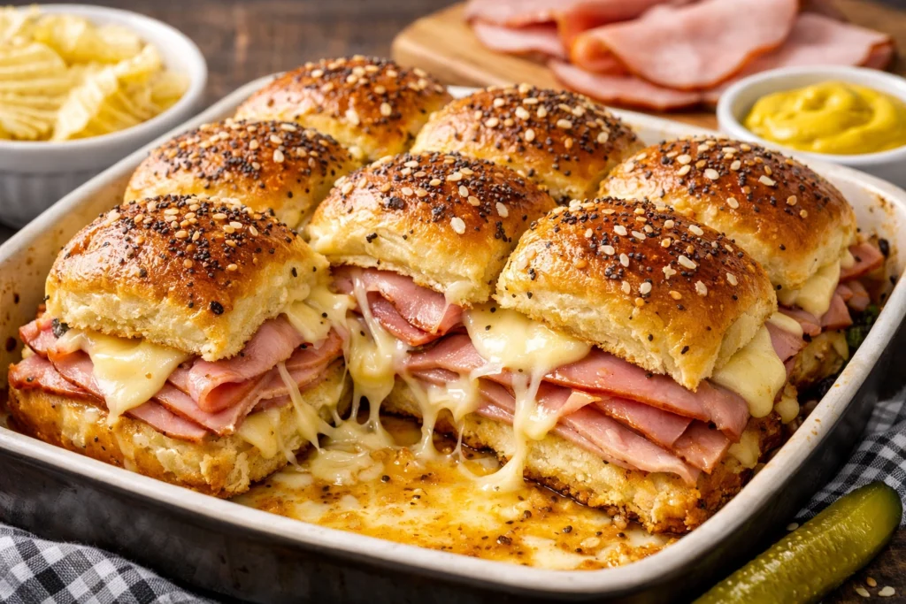 Best Weeknight Dinner: 5-Ingredient Baked Ham and Cheese Sliders 3opd q4ujfg