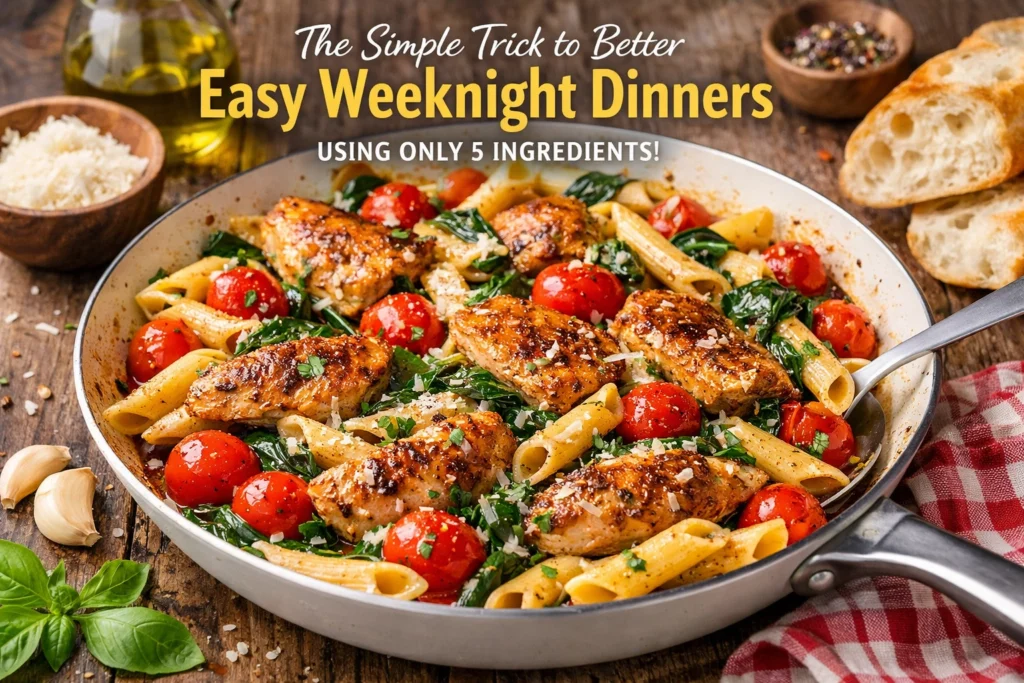 The Simple Trick to Better Easy Weeknight Dinners Using Only 5 Ingredients ivnh04fibec