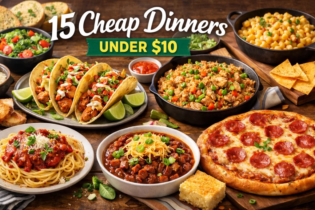 15 Cheap Dinners Under $10 r2b pvr2xmo