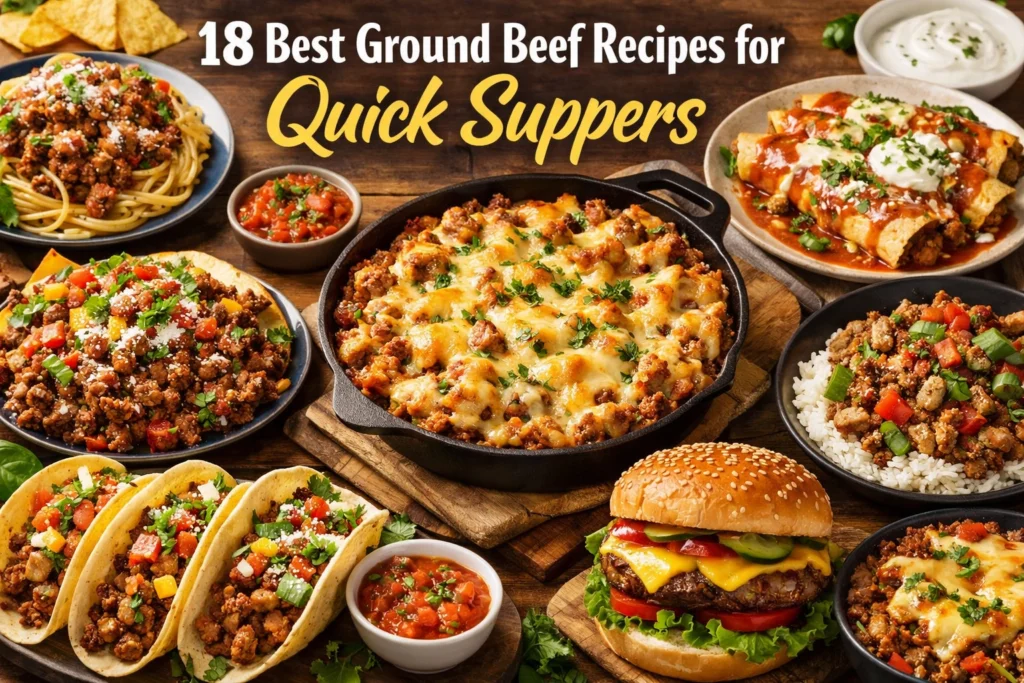 18 Best Ground Beef Recipes for Quick Suppers wjc3notlgbm